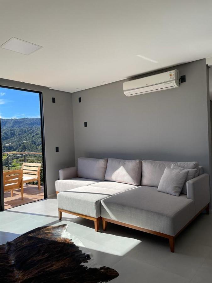Casa Por Do Sol Com Banheira De Hidromassagem Vila Urubici Exterior foto