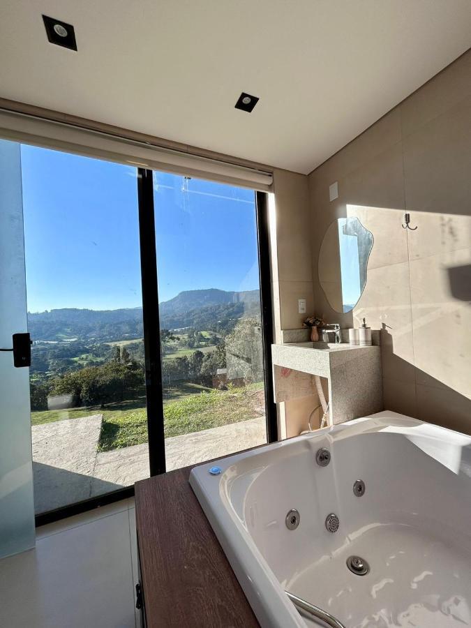 Casa Por Do Sol Com Banheira De Hidromassagem Vila Urubici Exterior foto